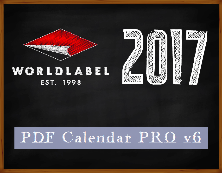 2017 PDF calendar