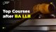 Top Courses after BA LLB