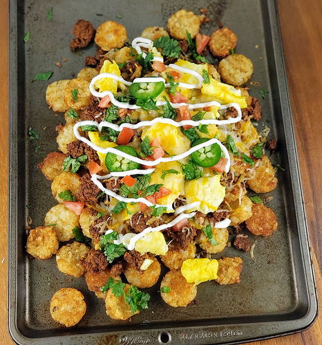 Chorizo Breakfast Totchos