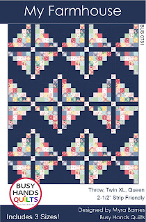 My Farmhouse Quilt Pattern by Myra Barnes of Busy Hands Quilts