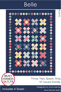 Belle Quilt Pattern by Myra Barnes of Busy Hands Quilts