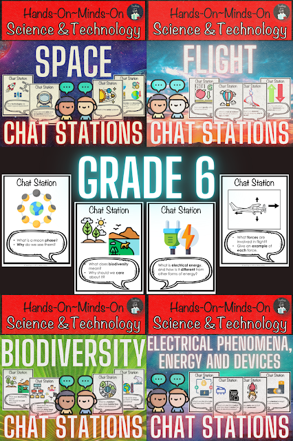 PICTURE OF GRADE 6 CHAT STATIONS SCIENCE AND TECHNOLOGY TEACHING IS A GIFT