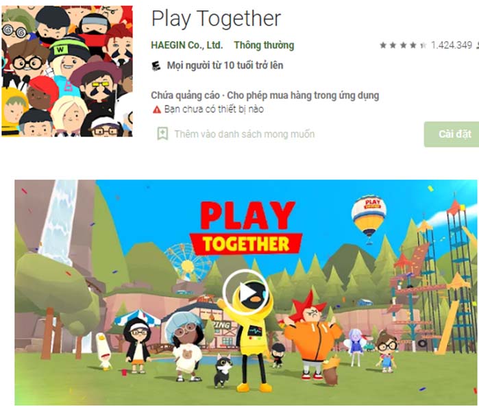 Tải ngay app vẽ tranh play together để vẽ cùng bạn bè