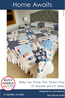 Home Awaits Quilt Pattern by Myra Barnes of Busy Hands Quilts