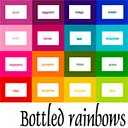 Bottled Rainbows {the button}