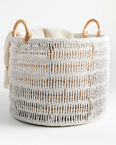 White Rope Basket