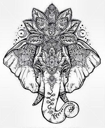 Mandala-Hindu-Pattern-Elephant-Tattoo-Design