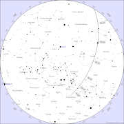 Map of path of Near Earth Asteroid C/2012 DA14 as seen from Adelaide on the . (adelaide neaflybychart)