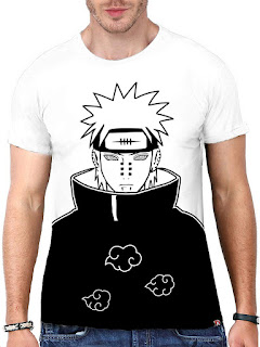 naruto, white t shirts