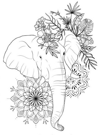 Elephant-with-Mandala-Flowers-and-Leaves-_tattoo