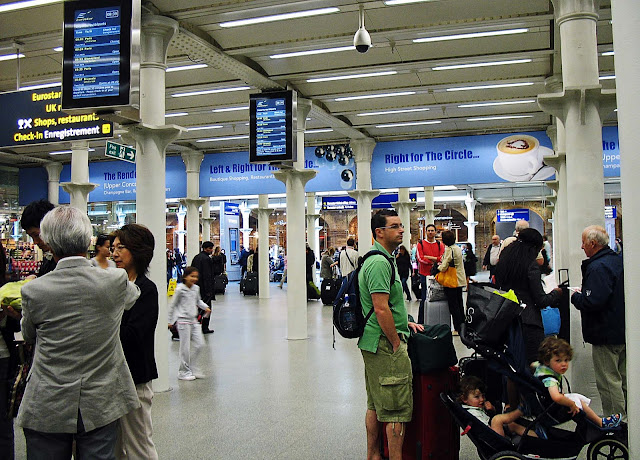 Pancras station London