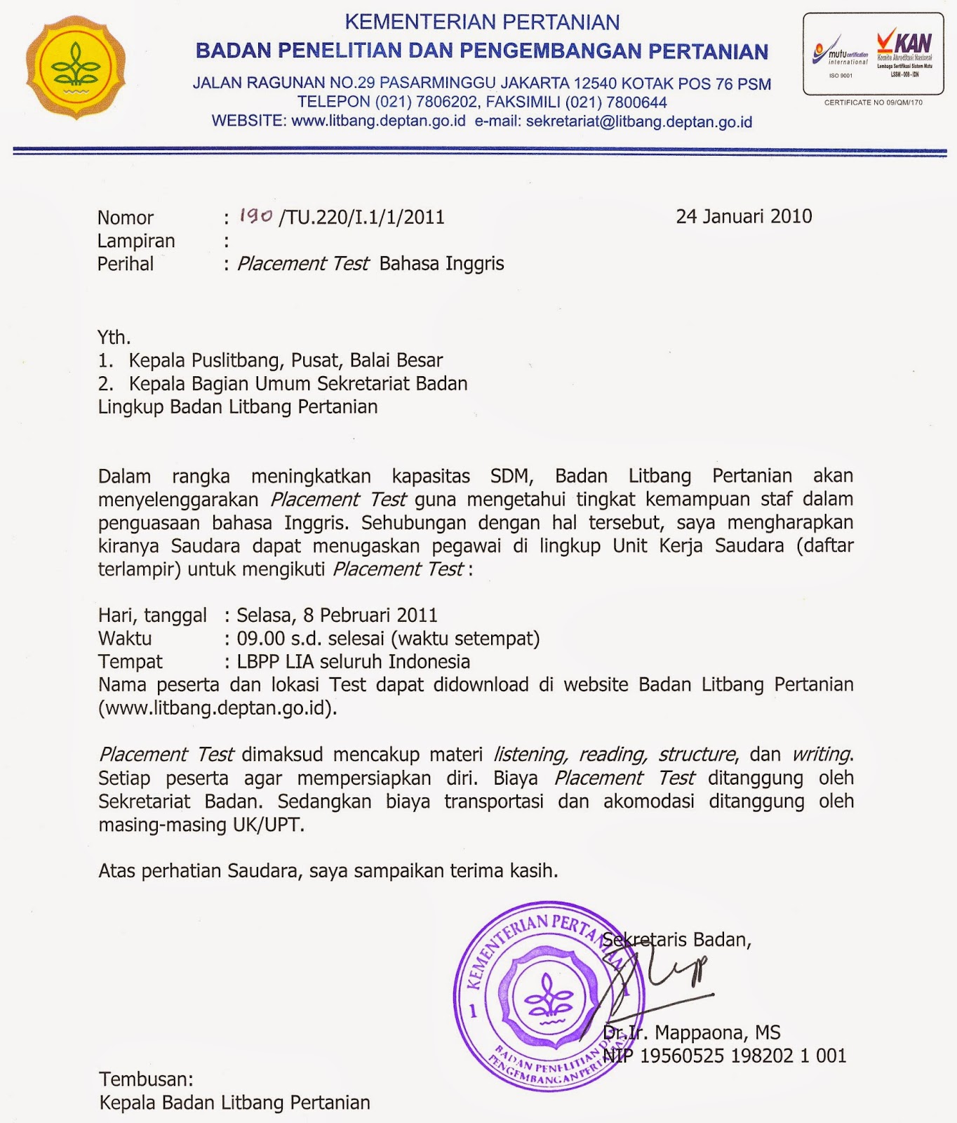 Surat Resmi