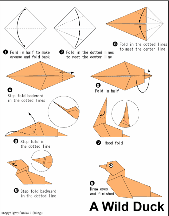 Resultado de imagen de easy origami animals