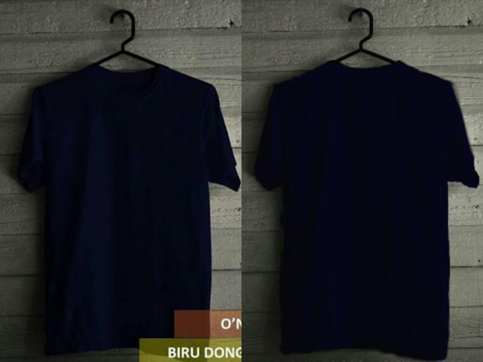 Rouf Kaos polos  warna  warni tinggal desain sendiri