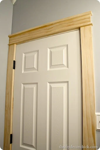 How to install farmhouse door trim