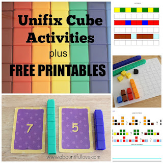 unifix CUBES- WITH FREE PRINTABLES