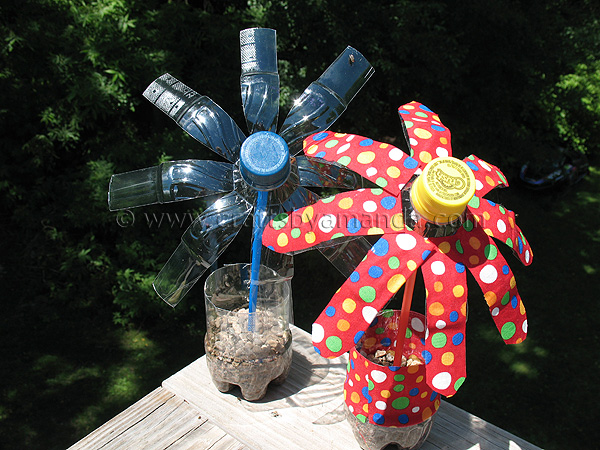 Plastic Water Bottle Flowers - Crafts by Amanda