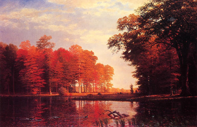 Autumn Woods Albert Bierstadt 1886