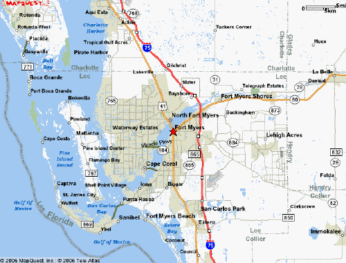 Ft Myers Florida Map