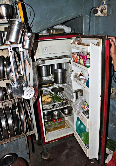 inside of a fridge