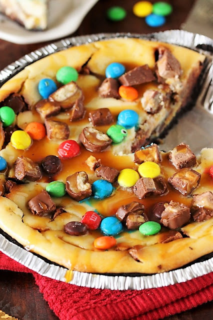 Candy Bar Cheesecake Pie photo