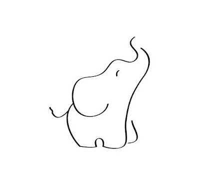 Minimalistic-Elephant-Tattoo-Design