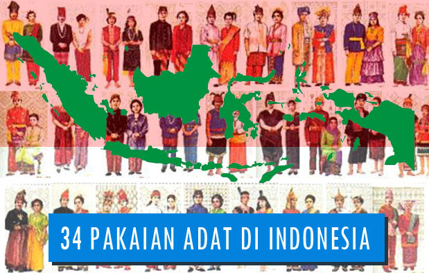 34 Pakaian Adat Indonesia Gambar Nama Tabel dan 