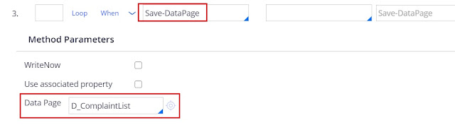 Save-Datapage  method in activity