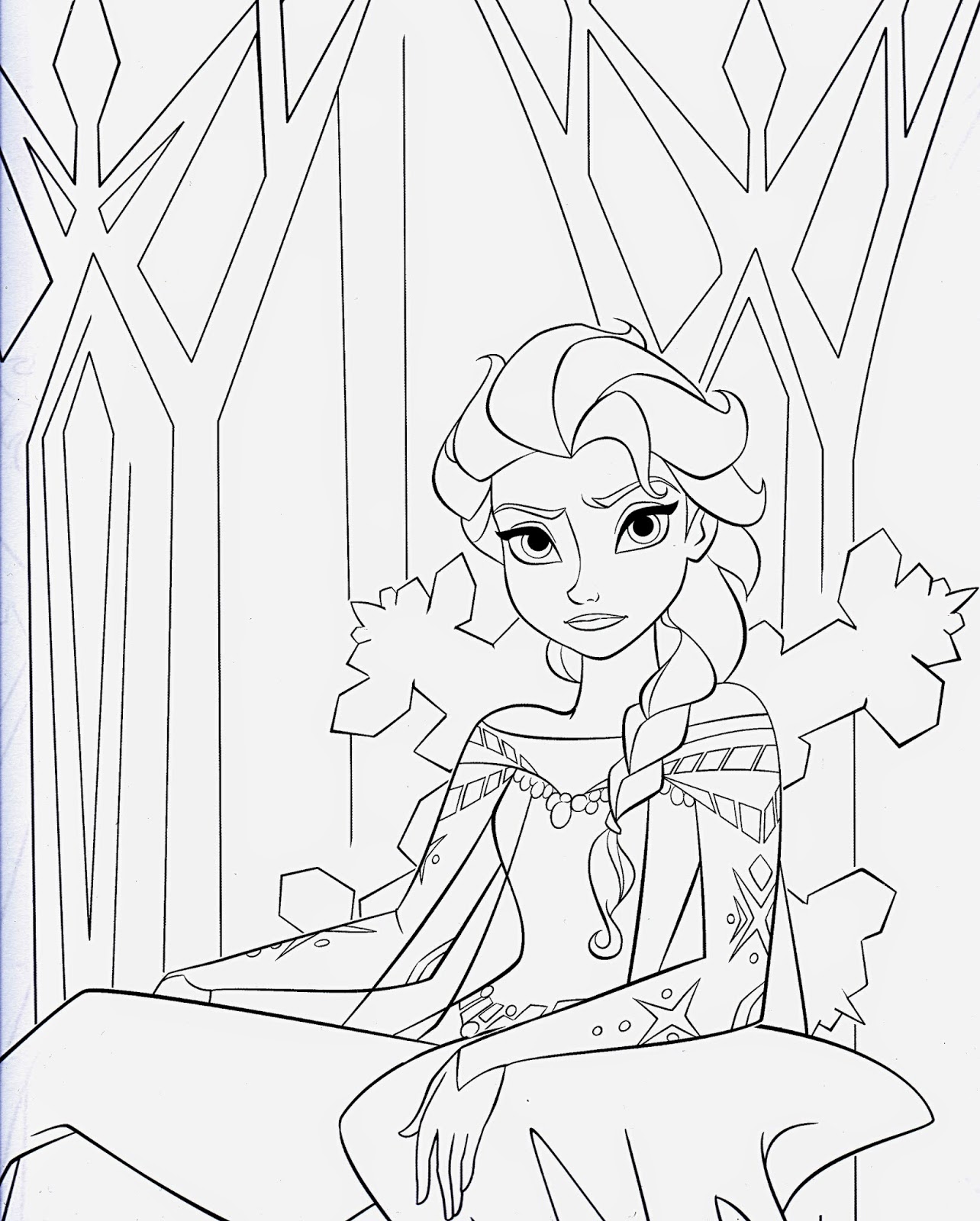 63 Princess Coloring Pages Frozen  Latest Free