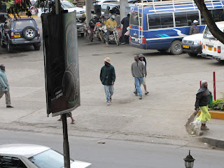 People out and about in Arusha 