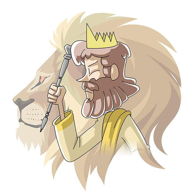 Today's Christian Clipart: He shall Rule Them with a Rod of Iron