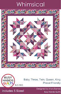 Whimsical Quilt Pattern by Myra Barnes of Busy Hands Quilts