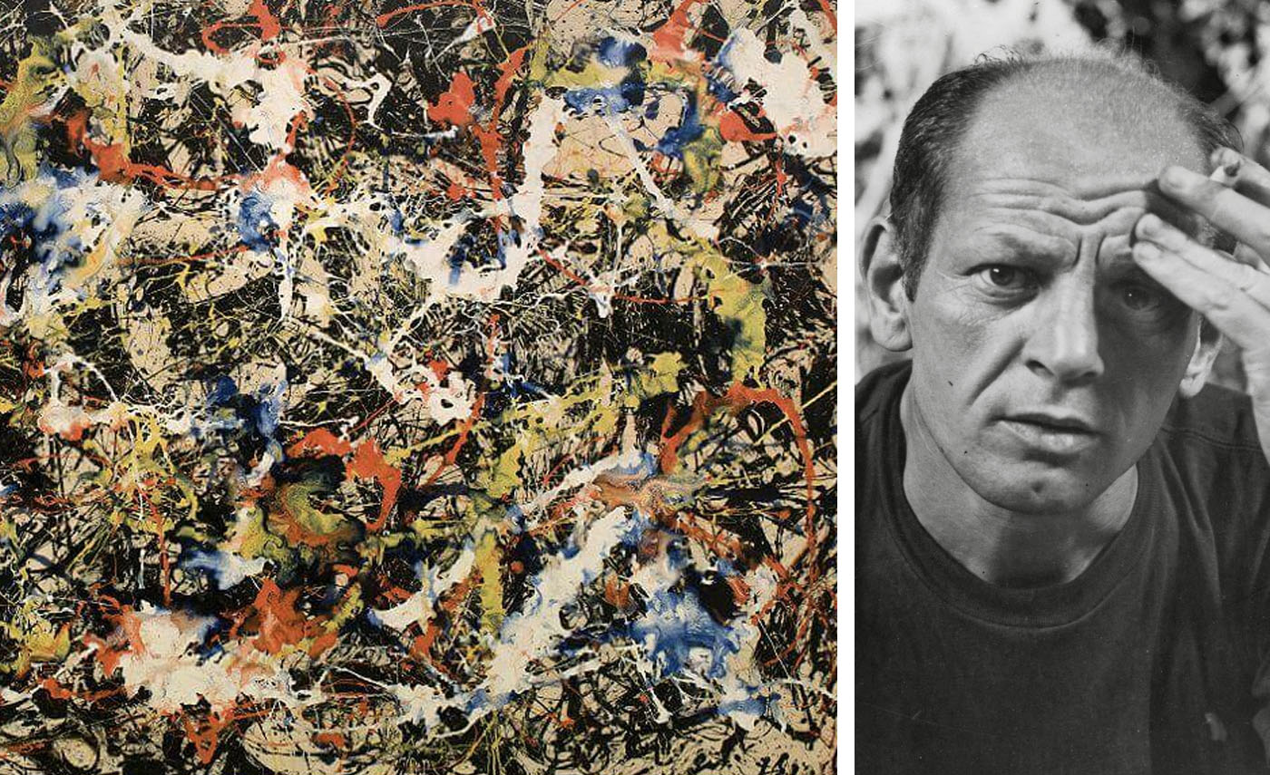 abstract expressionist artist - Jackson Pollock