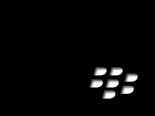 blackberry wallpaper in black logo