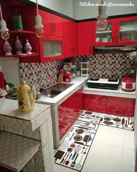 desain inspiratif  dapur rumah minimalis