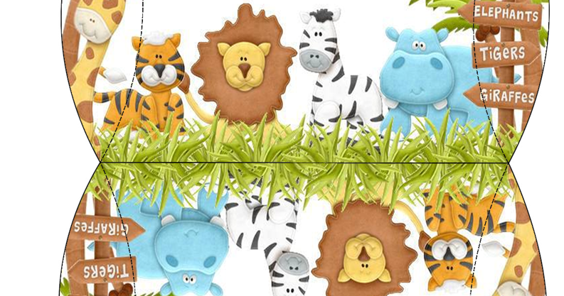 The Jungle: Free Printable Pillow Boxes. - Oh My Fiesta! in english