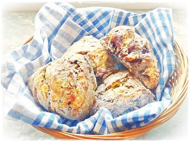 blueberry scones