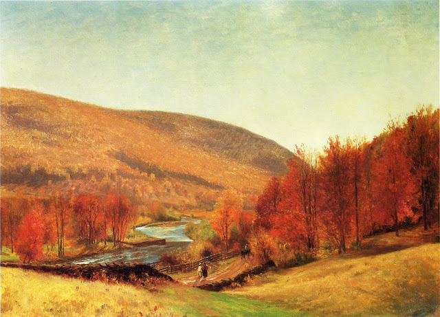 Autumn Landscape Vermont Thomas Worthington Whittredge 1874-1876