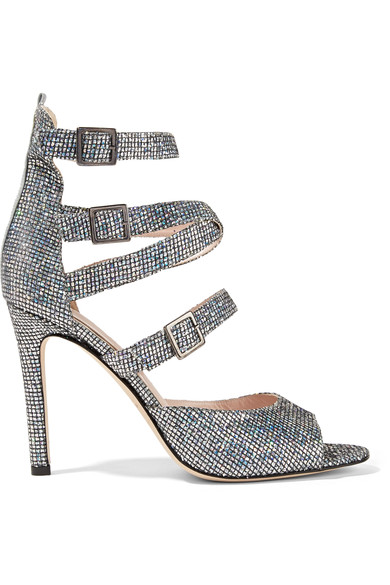 SJP By Sarah Jessica Parker Fugue glitter leather sandals