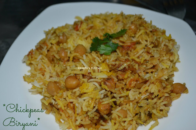 chana biryani