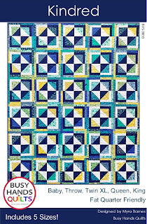 Kindred Quilt Pattern by Myra Barnes of Busy Hands Quilts