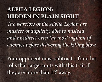 chaos space marines 8th edition codex legion traits stratagems black legion alpha legion word bearers