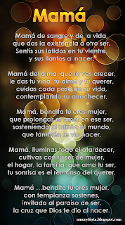 imagen de poema dia de la madre mamá