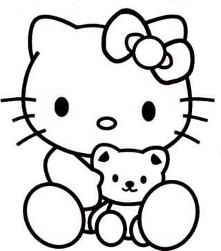  Mewarnai Gambar Hello Kitty Free Download BLOG MEWARNAI 