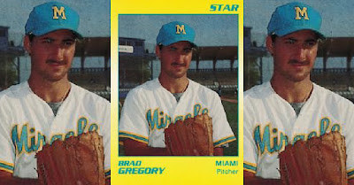 Brad Gregory 1990 Miami Miracle card