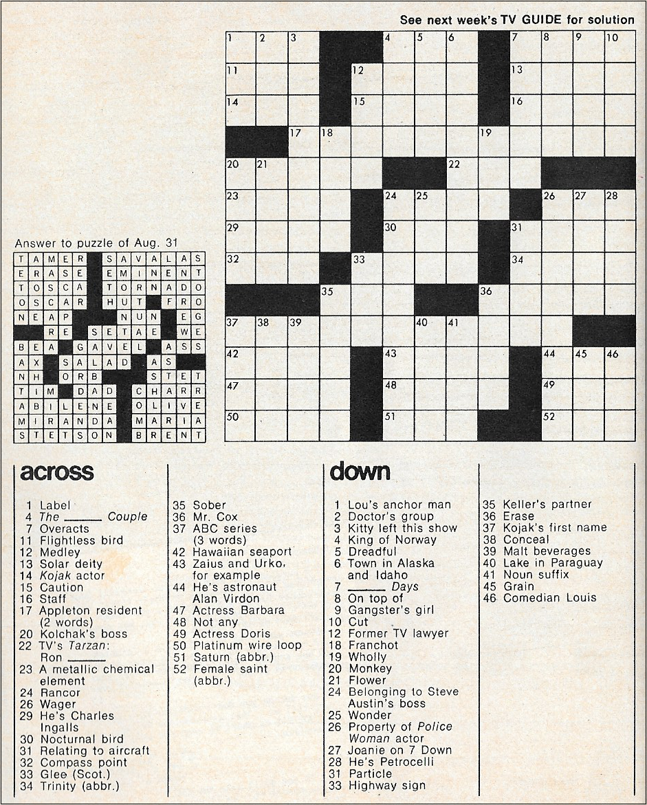 Crosswords by Graham Meyer Rosby — Crossword puzzles are ...