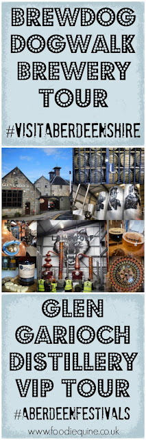 www.foodiequine.co.uk Craft Beer and Malt Whisky in Aberdeenshire visiting Brewdog's DogTap and DogWalk Brewery Tour in Ellon plus a VIP Whisky Tasting at Old Meldrum's Glen Garioch Distillery. #VisitAberdeenshire #AberdeenFestivals