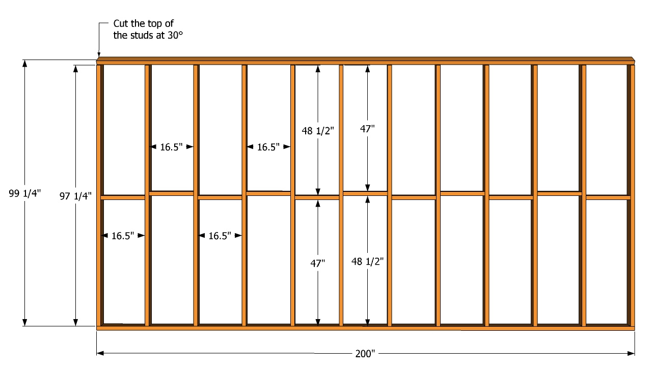 Rapo Buy 3x8 lean  to shed plans 