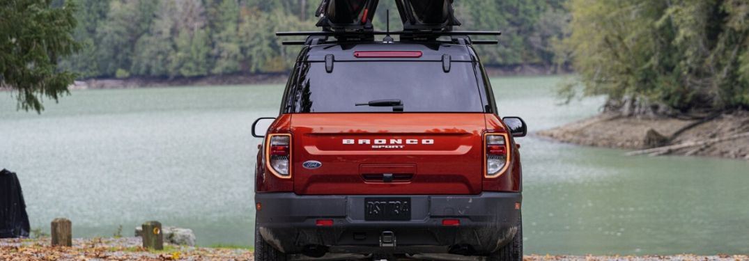 rear view of the 2024 Ford Bronco Sport®