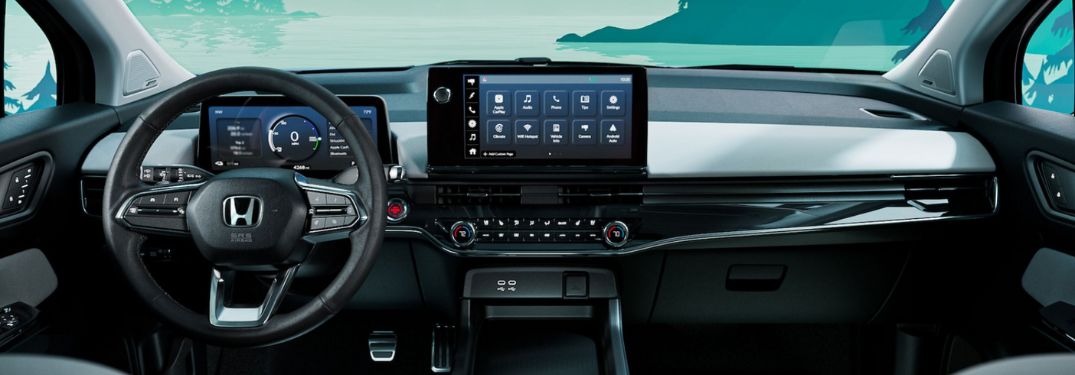 Front console of the 2024 Honda Prologue